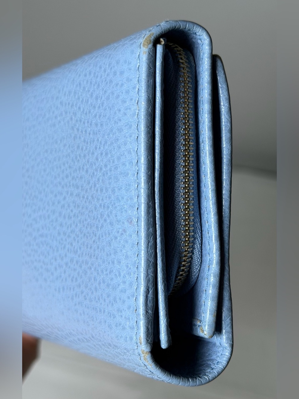 Gucci continental blue wallet with box - Picture 5 of 16